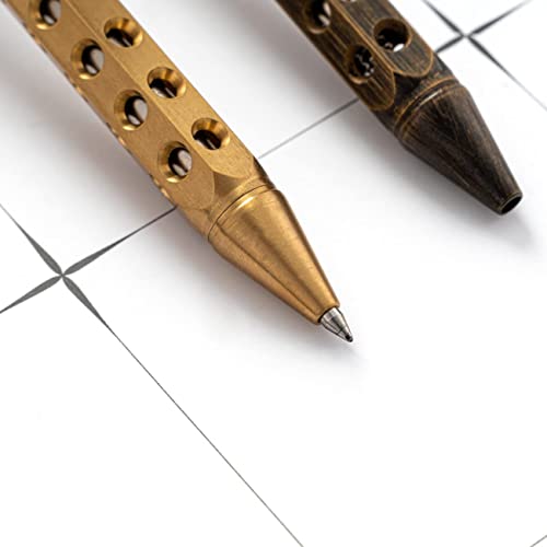 SMOOTHERPRO Solid Brass Bolt Action Pen, Natural - Image 3