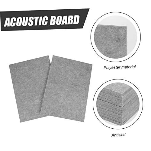 12 paneles acústicos de absorción de sonido para uso interior, tratamiento de paredes para reducción de ruido en estudios, oficinas y salas de cine en casa, fácil de instalar miniatura 3