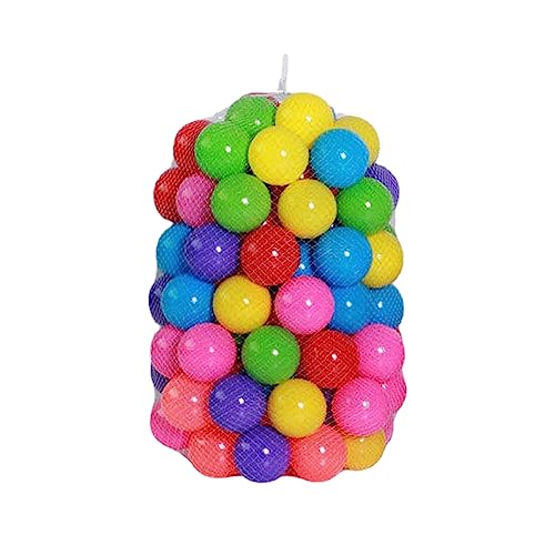 Generisch Mini Pool Balls, Pit Ball 50/100 Pack, Colourful Plastic Pit Ball...