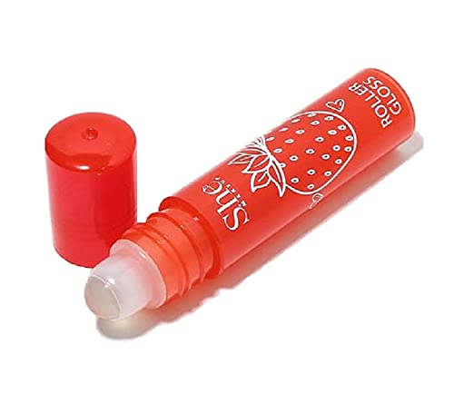 Fruity-Pop Roller Gloss By S.he Makeup; Smooth Glass Like Shine Lip Glosses, Complete Set Of All 6 Flavor Scents 0.22Oz 6.3G Clear #TOP2