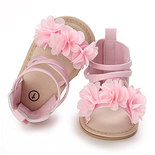 Toddler Kids Infant Girls Soild Colour Princress Shoes Sandals Soft Sole The Floor Barefoot Non Slip 5 Month Old Shoes4