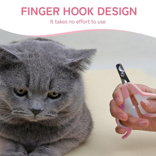 EIYVPRA 2 Cortauñas Gato Profesional Fabricado en acero inoxidable, cortauñas gato, gato, corte limpio, sin astillas, acabado de espejo. Pequeños animales tijeras gatos uñas Para Gatos y Más Mascotas - imagen 5