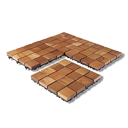 Sharpex Deck Tiles with Interlocking for Flooring, Patio, Balcony, Roof