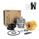 15620-31060 Oil Filter Housing Cap Aluminum Kit for Toyota Tacoma RAV4 Camry Highlander Sienna