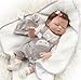 Zero Pam Reborn Baby Dolls Bath 20 inch Realistic Reborn Newborn Baby Sleeping Girl Dolls Full Body Silicone Vinyl Toys with Pacifier