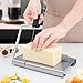 SUZLAZYR Hand-Made Soap Cutter - Stainless Steel Soap Cutters with Scale for Soap Making Loaf Slicer - DIY Craft Soap, Candle or Kitchen Butter Cheese