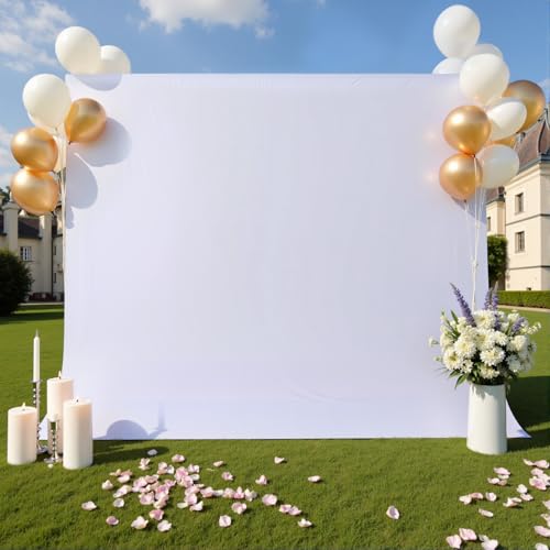 Telón de fondo blanco 10x10 ft para fotografía miniatura 1