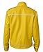 CHICAGO-FASHIONS Men's Yellow Rock Singer Concert Belted Biker Coat Yellow Faux Leather Costume Jackets