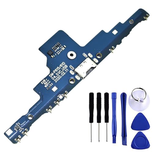 Tab S6 Lite 10.4' SM-P610 USB Charging Port Flex Cable Replacement P615 USB Type-C Charger Dock Board Flex Connector for Samsung Galaxy Tab S6 Lite 10.4 SM-P610 Port Repair Part