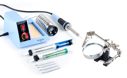 Lötstation ZD99 mit 4 versch. Lötspitzen Lötzinn 3. Hand Entlötpumpe Entlötpumpenspitze