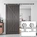 WINSOON 6.6FT Sliding Barn Door Hardware Kit Stainless Steel, Top Mount, Single Rail, Super Smoothl and Quietl, Easy to Install, Fit Max 39.6" Door