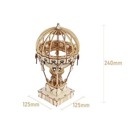 Rompecabezas de madera 3D para tardes de manualidades en familia 5