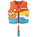 Gogokids Chaleco salvavidas para niños de 15 a 30 kg, traje de baño flotante para niños pequeños, chaqueta de neopreno ultra suave con correa intermedia ajustable para natación, piscina y playa, 1-8
