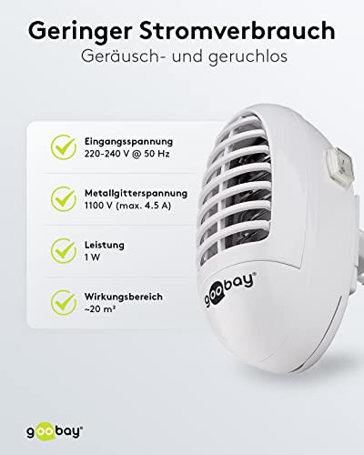 Mückenstecker Goobay UV LED Insektenvernichter zur Insektenbekämpfung