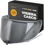 Everalo Visiera Compatibile con LS2 FF811 - Vector 2 - Vector II Carbon (Light Fume')
