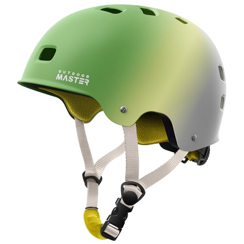 OutdoorMaster Skateboard Cycling Helmet - Two Removable Liners Ventilation Multi-Sport Scooter Roller Skate Inline Skating for Kids, Youth & Adults - S - Nature