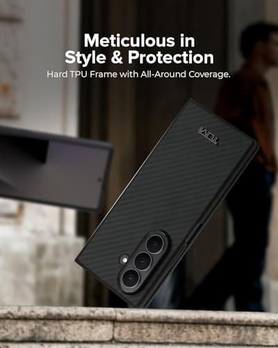 Image of TUMI [Official Licensed] 4G PU Case with Big 4G Logo & Classic Logo Protective Case /Cover Designed for Galaxy Z Fold 7 (2025) - Brown