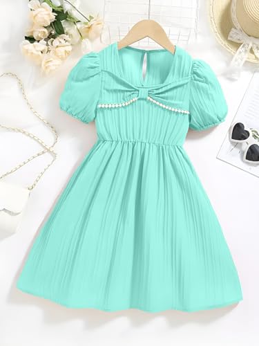 Image of Stylish Cotton Unicorn Frock for Kids Girls 2 to 9 Years Summer Dress for Baby Girls 4-5 Years Beautiful Barbie-Inspired Outfit for Children