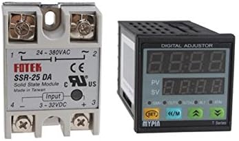 Anyaki® Dual PID Temperature Controller Thermocouple TD4-SNR Solid State Relay SSR-25 DA