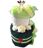 handtuchtorte geburtstag Geschenk dekofine Handtuchtorte - Geschenkkorb - Handtuch - Wellness Geschenk