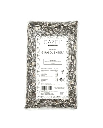 Semilla De Girasol Cruda Entera Con Cascara Natural 1kg