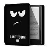 TNP Case for 6' All-New Kindle 2024 & 2022 Release 11th Generation Cover - Slim, Lightweight, Smart, Protective Flip Case with Auto Sleep and Wake for 6-Inch Amazon Kindle E-Book Reader, Don't Touch