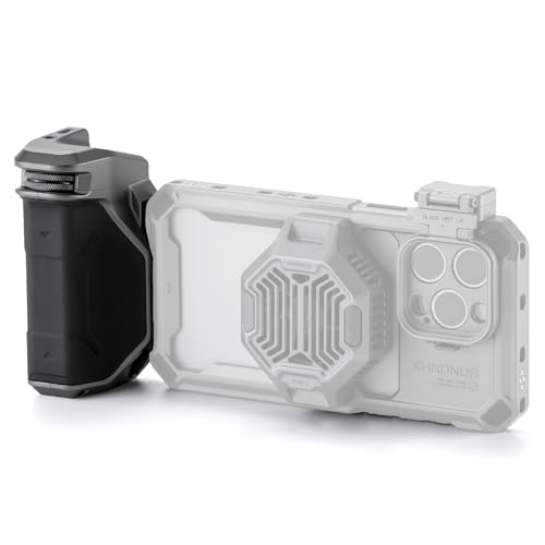 Poignée Tilta Khronos Focus PD l'élégance du gris sidéral pour iPhone