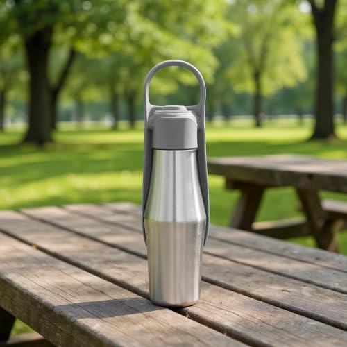 Bouteille d'eau pour chien idéale pour le parc et la plage