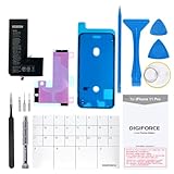 DIGIFORCE for iPhone 11 Pro バッテリー 互換 交換 大容量 日本メーカー保証【工具セット】
