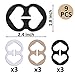W-Plus Bra Strap Clips, Bra Extender 2 Hooks, Bra Clips and Bra Straps Holder - Conceal Straps - Cleavage Control