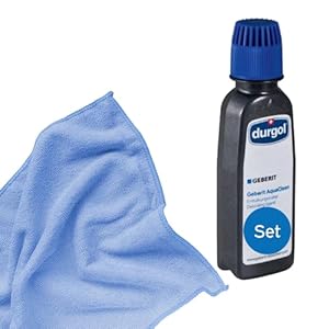 3x Geberit AquaClean Entkalkungsmittel mit Kör4u Tuch