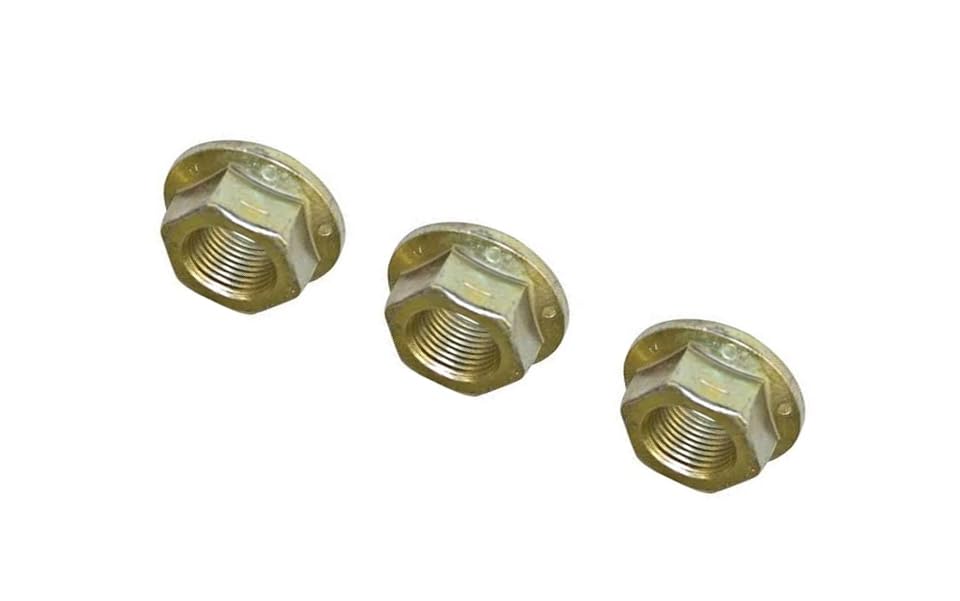 for #3 PK. for Cub Cadet 3/4" Fine Thread Flanged NUT 712-3078 Heavy Duty, 712-3078, 712 3078 nut, 3/4-16 flanged nut