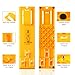 Stalishare Picture Hanging Kit, Goodsnova Picture Hanging Tool with Level for Easy Marking Position, Including 218PCS Instaframe Hanging Kit with Hooks, Nails, Wires, Hammer for Art/ Photos (Yellow)