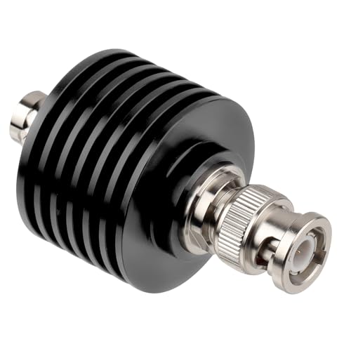 xrds -rf 10w 3db bnc male to female coaxial rf attenuator 50 ohm signal reduction testing amp telecommunications