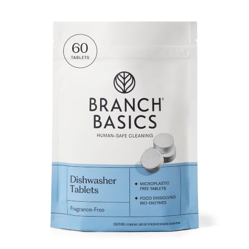 Branch Basics Dishwasher Tablets - 60 Ct | Plastic-Free Dish...