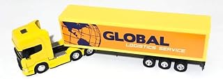 Scania R730 Container 1:64 Welly Amarela