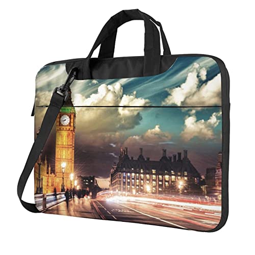 Sacoche ordinateur 13-15.6 pouces London Big Ben à bandoulière