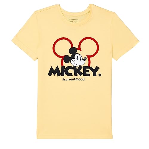 Image of Amazon Brand - Symbol Boy's Graphic Regular Fit Disney /Marvel T-Shirt || Caps Combo 100% Cotton