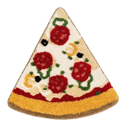 Türkische Teppiche Fußstütze, Pizza-Plüsch-Teppich, Schlafzimmer, Badezimmer, Rutschfester...