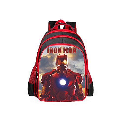 Q Children s school bag Bolso Iron Man  Mochila Infantil de Dibujos Animados