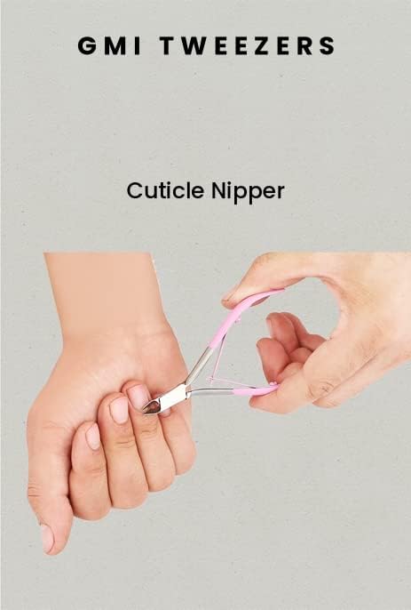 Miniatura 5 de GMI-TWEEZERS - Removedor profesional de cutículas, empujador de cutículas y recortador de cutículas, herramienta de manicura, cortador de cutícula