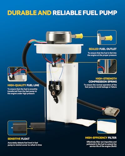 Image of PHILTOP Electric Fuel Pump Assembly FG1081 Fit for Dodge Dakota