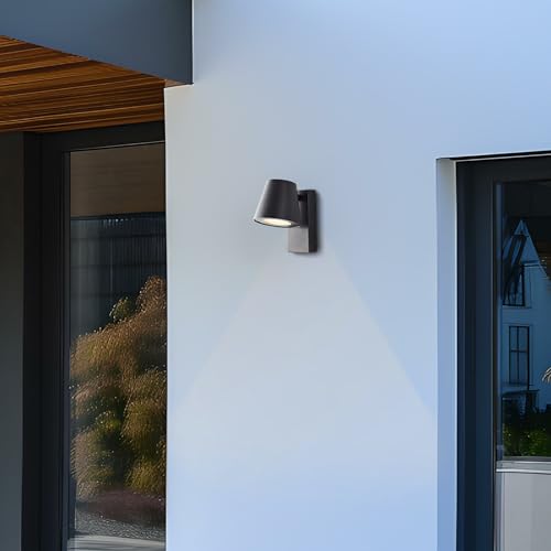 Lightbox Außenwandlampe | 17 x 11 x 16 cm | schlichte Outdoor Wandleuchte | GU10 Fassung | Hausfassade und Haustür | aus Metall/Kunststoff | in Schwarz Lightbox Außenwandlampe | 17 x 11 x 16 cm | schlichte Outdoor Wandleuchte | GU10 Fassung | Hausfassade und Haustür | aus Metall/Kunststoff | in Schwarz