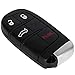 KEYALL 1 Pack 4 buttons Remote Control Car Key Fob 2012-2014 Fit for Chrysler 300 3.6L,2012-2014 Fit for Chrysler 300 5.7L M3N-40821302,68155686AB,68394190AA