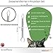 Schwertkrone® Zeckenzange 4er Set [Premium Edelstahl] - Zeckenzange für Hunde, Katze & Mensch - Zeckenpinzette Mensch & Tier - Zeckenhaken für Hunde - Zeckenzange Kinder - Zeckenset 4-teilig