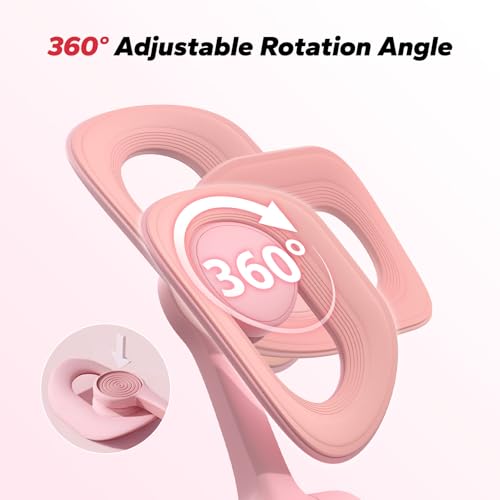 MERACH Thigh Trainer, Pelvic Floor Muscle Trainer, Inner Thigh Exercise Workout Equipment for Home Gym, Pelvic Floor Strengthening Women (Count-Pink)