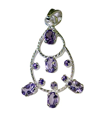 Pendentif améthyste violette RIYO, un magnifique bijou de la nature à offrir aux femmes