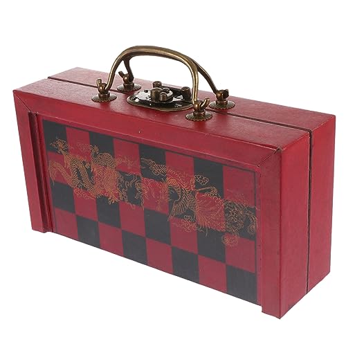Jeu d'échecs vintage pliant petit format portable et léger Galpada