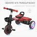 SEREED Colorful Lighting Toddler Tricycle Gift Toy for Ages 2-5 Boys Girls, Image 5 SEREED Colorful Lighting Toddler Tricycle Gift Toy for Ages 2-5 Boys Girls, Image 5
