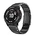 YOOSIDE for Fenix 5/Fenix 6 Pro Watch Band, 22mm Quick Fit Stainless Steel Metal Wristband Strap with Security Buckle for Garmin Fenix 5 Plus,Fenix 6 Sapphire,Forerunner 935/945,Black